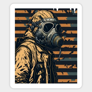 Gas Mask Survivor Two Sticker